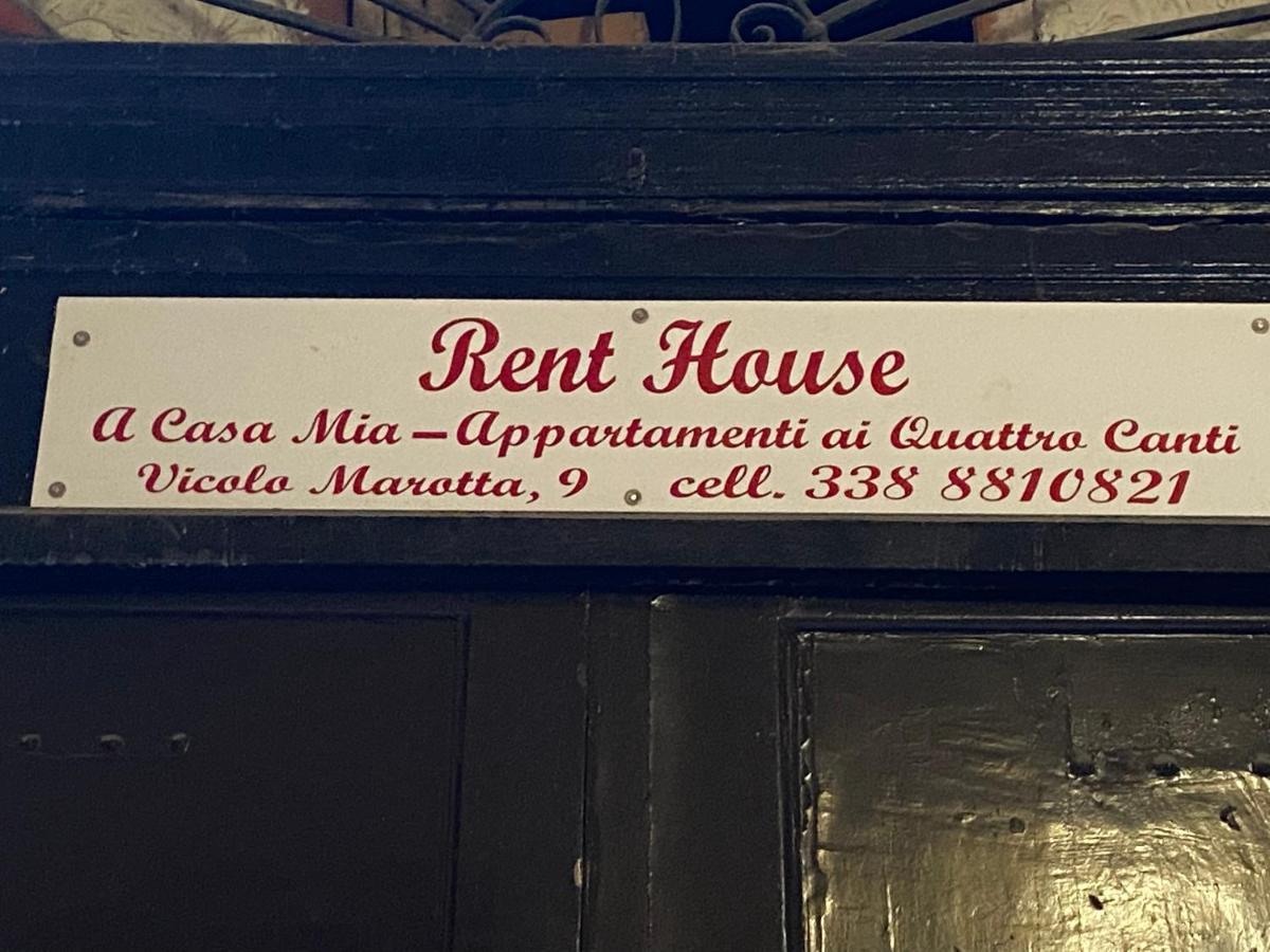 Rent House A Casa Mia Hotel Palermo Bagian luar foto
